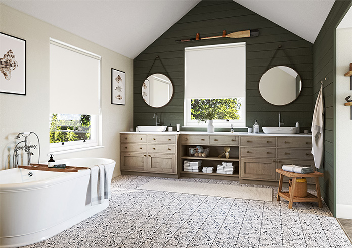 Shimmer (Blackout), Quartz Cream - Roller Blind - Image 7